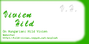vivien hild business card